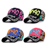 Nueva Gorra de Béisbol de 6 Paneles de Terciopelo con Estampado de Grafiti, Gorra de Hip Hop, Gorra de Verano para Viajes, Gorras con Visera, Gorras Snapback, Moda Deportiva Casual para Hombre