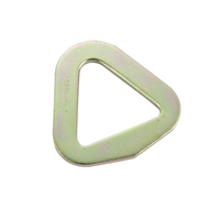 Anneau en D forgé triangulaire en acier de 2 pouces, 5000kg, avec sangle à cliquet en métal zingué, boîte personnalisable emballée