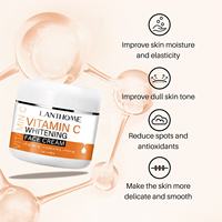 Crème Visage Éclaircissante à la Vitamine C Naturelle et Biologique Unifie le Teint Améliore la Rugosité et les Rides Hydratant Beauté