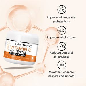 Crème Visage Éclaircissante à la Vitamine C Naturelle et Biologique Unifie le Teint Améliore la Rugosité et les Rides Hydratant Beauté - Product Image 4