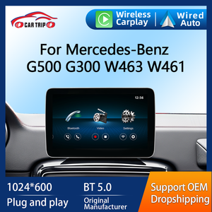 Reproductor de Audio para Auto con Pantalla de 9 Pulgadas Basado en Linux, Android Auto, GPS Integrado y Asistencia de Reversa para Mercedes-Benz Clase G W463/W461/W467/G500/G550 - Product Image 3