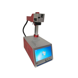 Fiber Laser Marking Machine Portable <b>Bench</b> Top Air Cooled High Accuracy <b>Metal</b> Engraving Desktop Unit - Product Image 1