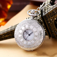 Vente en gros mélange de couleurs classique montre romaine antique montres de poche vintage à quartz