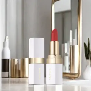 2024 di tendenza rossetto bianco opaco Private Label impermeabile velluto a lunga durata rossetto trucco Rebranding