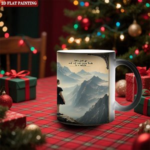 Heat Press Craft Mug Frosted Black 11oz <b>Ceramic</b> Color Changing Gift <b>Cup</b> - Product Image 2