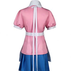 Danganronpa <span class=keywords><strong>Mikan</strong></span> Tsumiki, disfraz de Cosplay para mujer, conjuntos de uniformes de Anime con faldas para niñas - Product Image 5