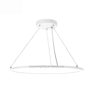 Lampe de <span class=keywords><strong>plafond</strong></span> <span class=keywords><strong>LED</strong></span> plate suspendue à économie d'énergie au design moderne, télécommande, intensité variable, 72W, lampe suspendue <span class=keywords><strong>LED</strong></span> ronde - Product Image 1