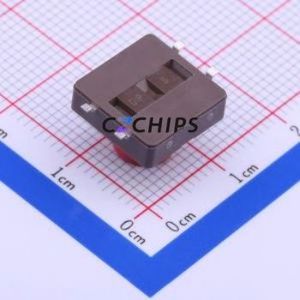 TL3300CF260Q Tactile Switch SMD-4P,12x12mm Switch Single Pole Single <b>Throw</b> Round Button 2.6N Vertical Mount - Product Image 2