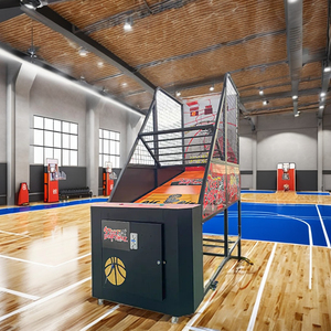 Máquina de juego de tiro de baloncesto callejero de estilo regular deportivo de entretenimiento con monedas para interiores - Product Image 2