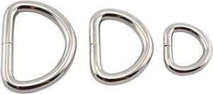 PCS Heavy Duty Multi Purpose Metal D Ring Assorted Kit For Bags Ring DIY Craft Key Chain <b>Dog</b> <b>Collars</b> Buckle - Product Image 1
