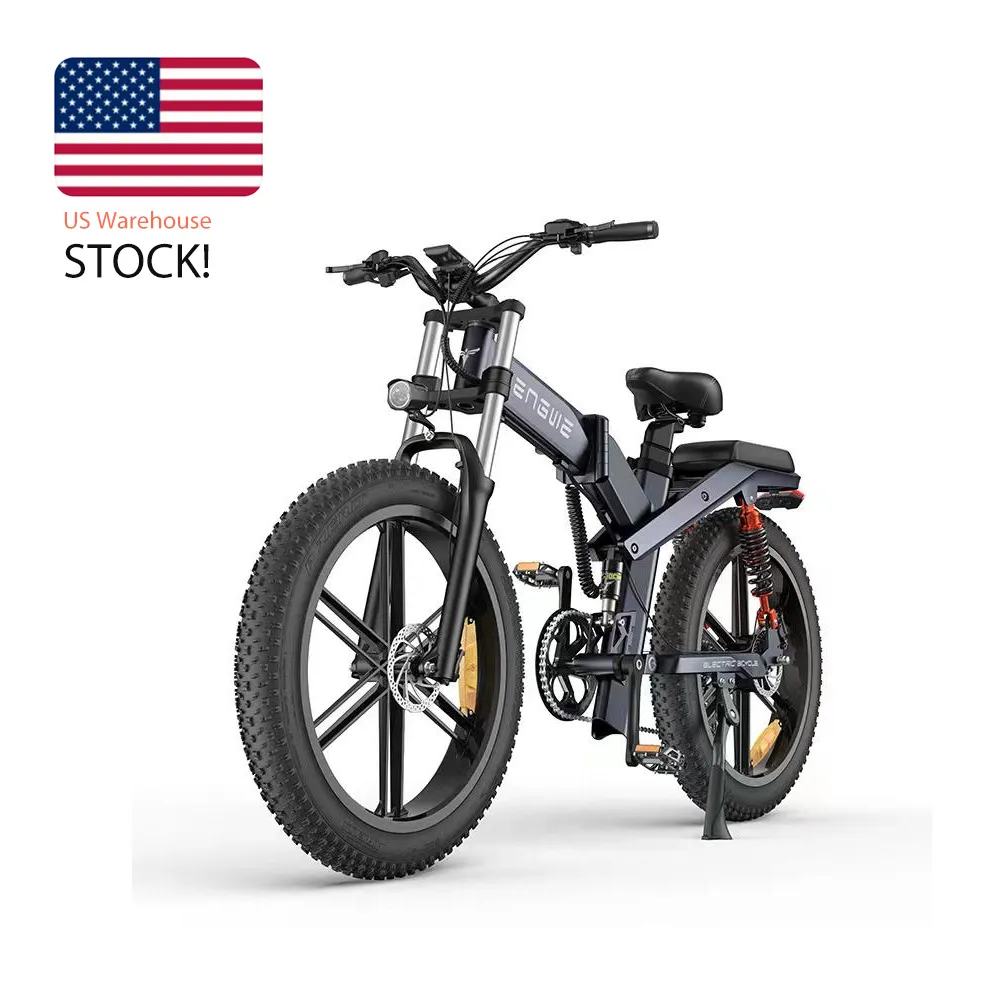 جديد ENGWE X26 برو Ebike أضعاف الكهربائية إضاءة دراجة هوائية دراجة المدينة الكهربائية X26 1000W مع بطاريتين الطرق الوعرة لنا مستودع السعر