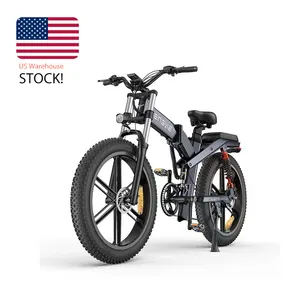 새로운 ENGWE X26 프로 Ebike 접이식 전기 자전거 라이트 도시 전기 자전거 X26 1000W 두 배터리 오프로드 미국 창고 가격