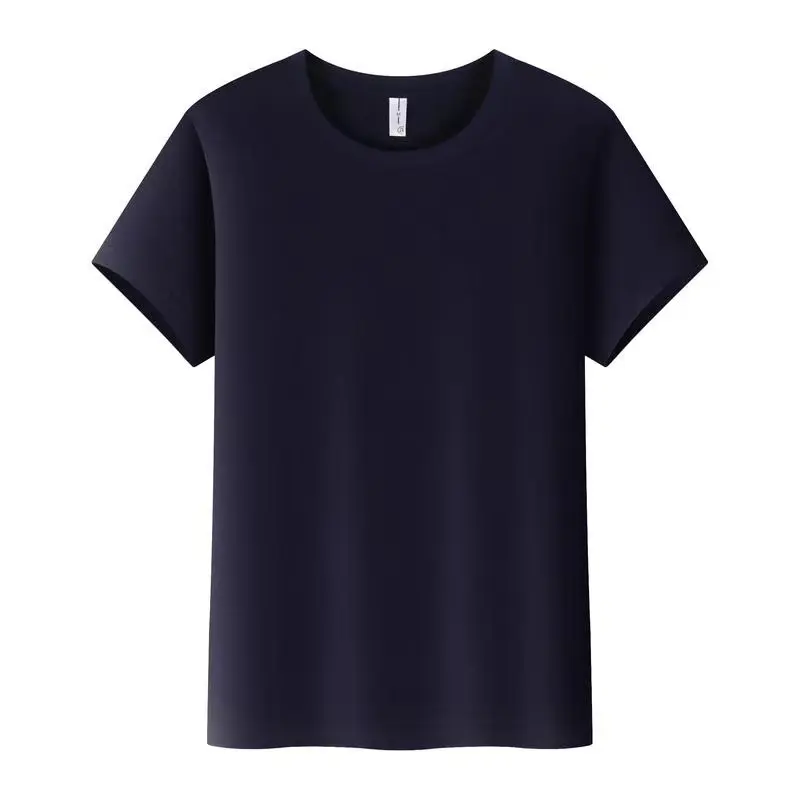 Camiseta masculina de alta qualidade personalizada com gola simulada plus size 100% algodão, camiseta luxuosa com ombro caído, luxuosa e pesada, em branco