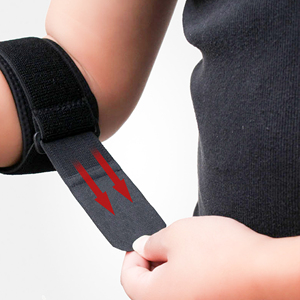 Tutore di supporto per gomito da Tennis tutore di supporto per gomito a compressione manicotto per gomito antiscivolo in Neoprene per basket pallavolo Tennis - Product Image 2