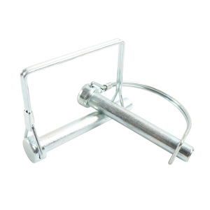 Pasador de enganche de remolque con anillo en D de acero y cadena de seguridad para montaje en gancho de remolque de caravana/RV - Product Image 5