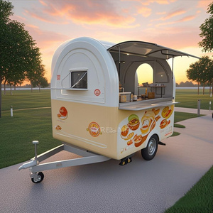 <b>Sale</b> Hot Dog Round Cart Snacks <b>Truck</b> with Customized Service Mobile Beverage <b>Food</b> Concession Trailer - Product Image 3