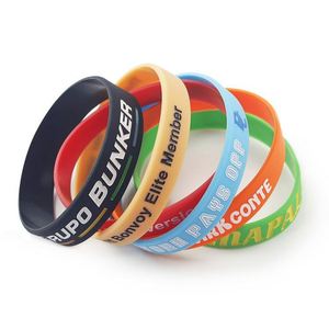 Pulseras de Silicona con Logotipo Personalizado, Grabado en Relieve y Relleno de Tinta, para Eventos - Product Image 2
