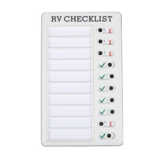 Tableau de liste de tâches portable, liste de choses à faire quotidiennes, tableau de tâches, tableau de liste de choses à faire pour camping-car, tableau mémo pour enfants, logo personnalisé, tableau blanc - Product Image 1