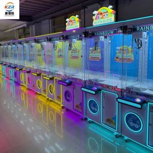 Full Transparent Custom Logo Hardware Acrylic Scanning <b>Grabbing</b> Doll <b>Machine</b> Commercial Large Coin-operated Four-person Boutique - Product Image 1