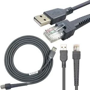 얼룩말 기호 LI4278 용 무선 1D 바코드 스캐너 USB 케이블