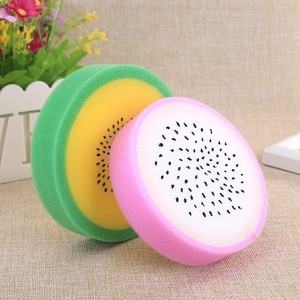 Vente directe usine – <span class=keywords><strong>Éponge</strong></span> de bain créative en forme de dessin animé, petite <span class=keywords><strong>éponge</strong></span> de bain pour enfants motif kiwi, vente en gros, modèle 1-66 - Product Image 1