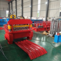 Mesin Pembentuk Profil Atap Logam Portabel, Mesin Roll Forming Lembaran Atap IBR