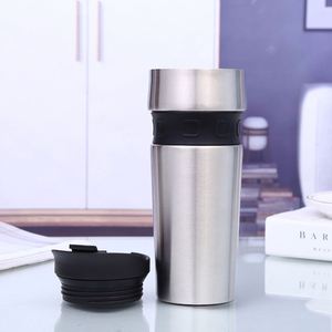 Thermal Mug Vacuum Tumblers Cups Stainless Steel <b>Coffee</b> Tumbler Hot Waert <b>Bottle</b> with Cover 450ml - Product Image 3