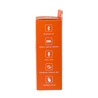 Boîtes rigides personnalisées de haute qualité en carton ondulé recyclé, avec laminage mat, gaufrage et logo sur mesure, pour écouteurs