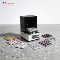 Machine de scellage sous blister compacte pour laboratoires de R&D, idéale pour l'emballage de capsules, comprimés et échantillons cosmétiques