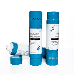 Tube cosmétique en aluminium-plastique de 50mm de capacité de 180ml avec couvercle rabattable lisse élimine les cellules mortes de la peau - Product Image 6