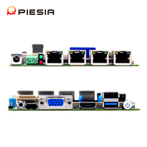 Piesia 4 LAN ซอฟท์เตอร์ Intel Celeron J1900เมนบอร์ดอุตสาหกรรมไร้พัดลมเมนบอร์ด DDR3 Quad Core เมนบอร์ด NANO ITX WIFI - Product Image 4