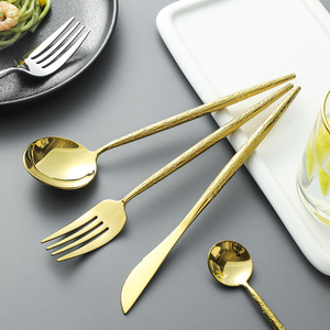 Juego de Cubiertos de Acero Inoxidable 304 de Jinhui Industrial, Cuchillo, Tenedor y Cuchara con Acabado Pulido Espejo, Vajilla de Estilo Occidental - Product Image 1