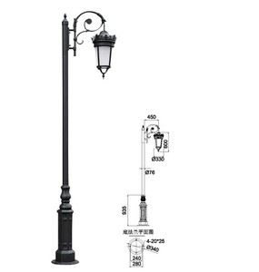 Park Villa lambası avrupa lüks bahçe lambası sokak lambası fabrika doğrudan satış yüksek kalite - Product Image 1
