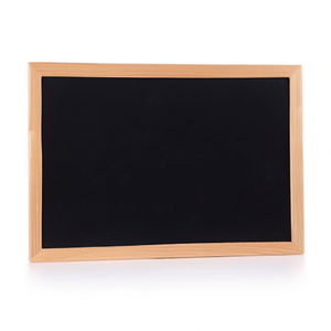 Tableau noir pratique 40x60 avec cadre en bois Pizarras De Negra pour écrire et dessiner - Product Image 2