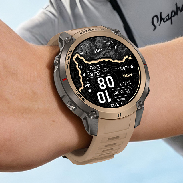 New 1.43 Inch AMOLED HD Screen 5ATM Waterproof Heart Rate Monitoring DM59 GPS Offline Map Multi Sport Outdoor Smart Watch