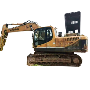 Excavatrice sur chenilles Hyundai Hy215 d'occasion pas chère, 20 tonnes, de taille moyenne, pour travaux de terrassement en Corée, pour la construction - Product Image 1