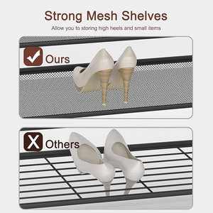 Nuova Scarpiera in Acciaio Resistente, Robusta, Spaziosa e Regolabile per l'Organizzazione dell'Armadio - Product Image 5