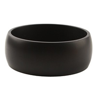Bol de pâte de bois noir