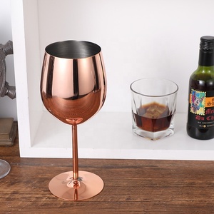 Lusso moderno stile Vintage in metallo flauto calice fatto a mano Design classico di cristallo bicchiere di vino tazza Logo personalizzato per uso Hotel per - Product Image 4