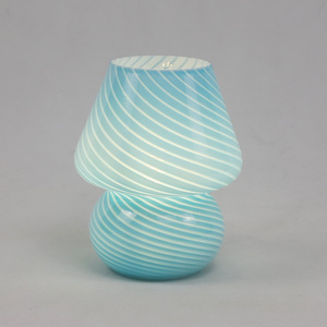 Lámpara <span class=keywords><strong>de</strong></span> mesa <span class=keywords><strong>de</strong></span> <span class=keywords><strong>cristal</strong></span> <span class=keywords><strong>de</strong></span> seta, lámpara <span class=keywords><strong>de</strong></span> escritorio LED <span class=keywords><strong>de</strong></span> Color degradado <span class=keywords><strong>de</strong></span> <span class=keywords><strong>cristal</strong></span> Vintage para decoración <span class=keywords><strong>de</strong></span> mesita <span class=keywords><strong>de</strong></span> noche <span class=keywords><strong>de</strong></span> dormitorio, luz <span class=keywords><strong>de</strong></span> noche bonita - Product Image 5