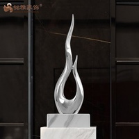 Feng shui — statue de décoration, base en marbre, décor de petite sculpture en résine