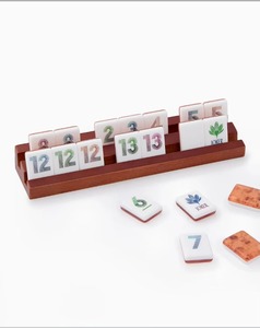Juego de <span class=keywords><strong>Rummy</strong></span> Profesional con Fichas Numéricas Duraderas para <span class=keywords><strong>Jugar</strong></span> en Clubes - Product Image 1