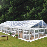 Tentes pour événements de mariage, de réception et de banquet, 350, 500, 750, 1000 personnes, tente à toit polygonal incurvé en arc pour exposition, en vente
