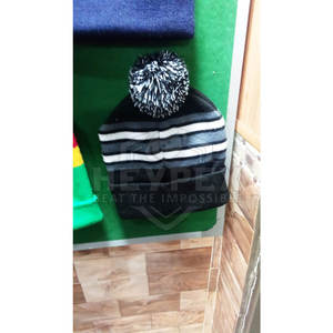 Gorro de invierno de lana unisex 100%, gorro de punto con logotipo personalizado al por mayor, gorro para mantener el calor para parejas para viajar - Product Image 3
