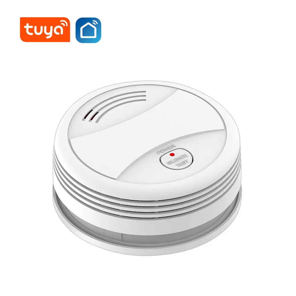 Fire Alarm System 9V Battery Smart Life Smoke Alarm Feuermelder Tuya Smart Wireless WiFi Smoke Detector