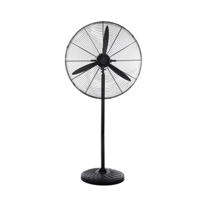 Ventilador de Pedestal Industrial de Alta Potencia con Barra Recta Autoblocante de Metal de 20/26/30 Pulgadas para Hogar, Taller y Fábrica - Product Image 1