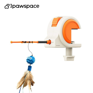 Baguette de jeu pour chat automatique - Rechargeable avec capteur de mouvement et minuterie, jouet pour chat à la catnip - Product Image 2