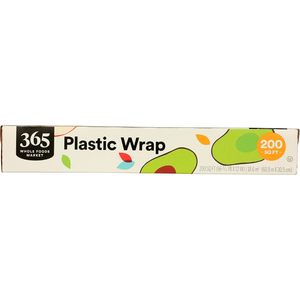 365 Whole Foods Market <b>Plastic</b> <b>Wrap</b> 200 Sq Ft Food Storage Kitchen Use - Product Image 1