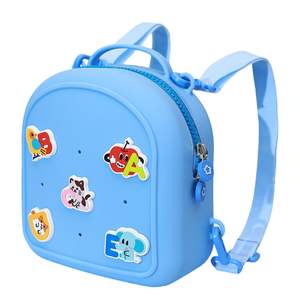 <span class=keywords><strong>Mochila</strong></span> Infantil de Silicona Azul, Pequeña, con Diseño de Personajes, Anti-Robo, con Orificios, Impermeable y con Capacidad Inferior a 20L - Product Image 1