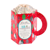 Nouvelle collection de boîtes cadeaux de Noël créatives, personnalisées, écologiques, biodégradables, réutilisables, portables, avec gaufrage, paillettes et pelliculage mat